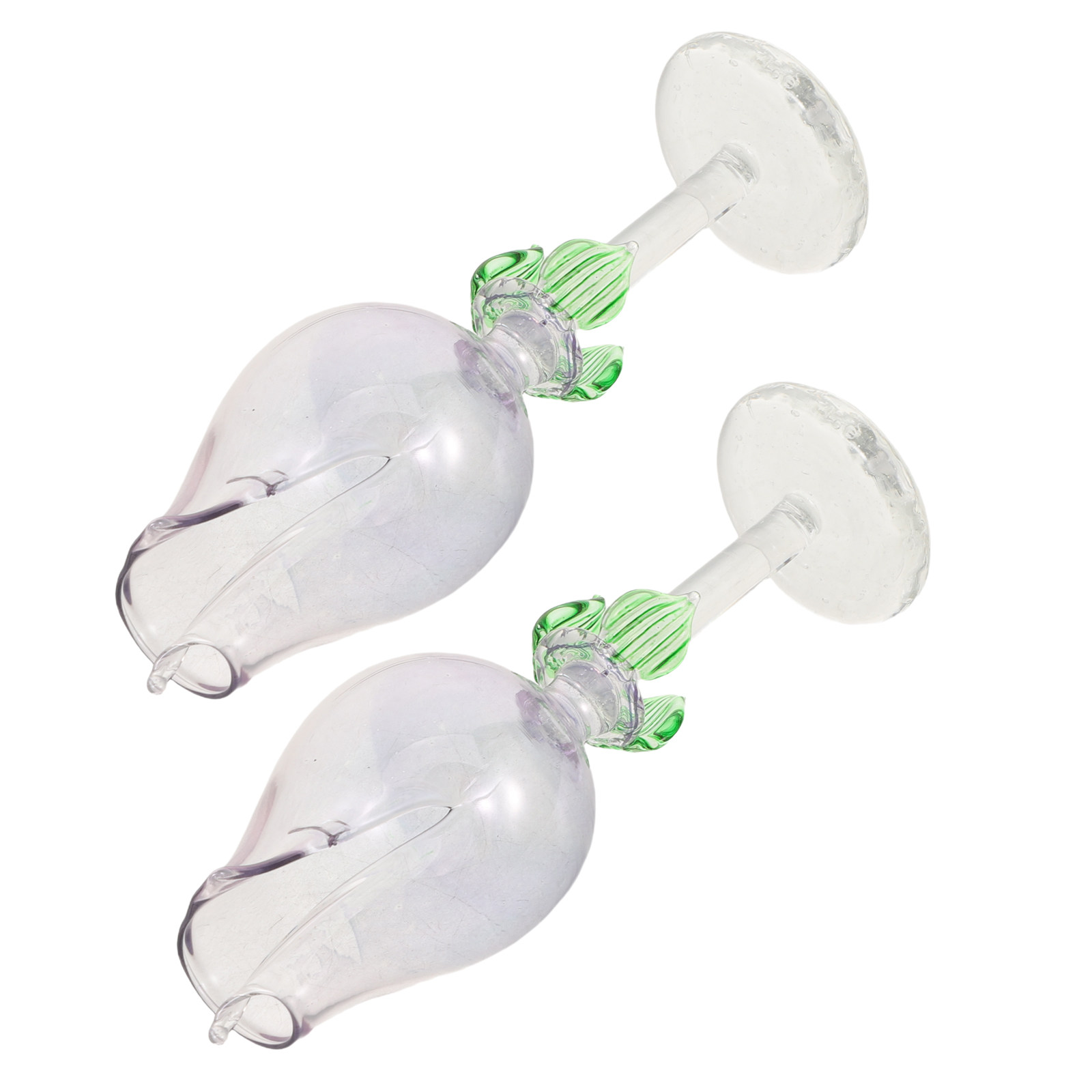 Home Fragrance Diffusers - 2Pcs Flower Shaped Glass Essential Oil