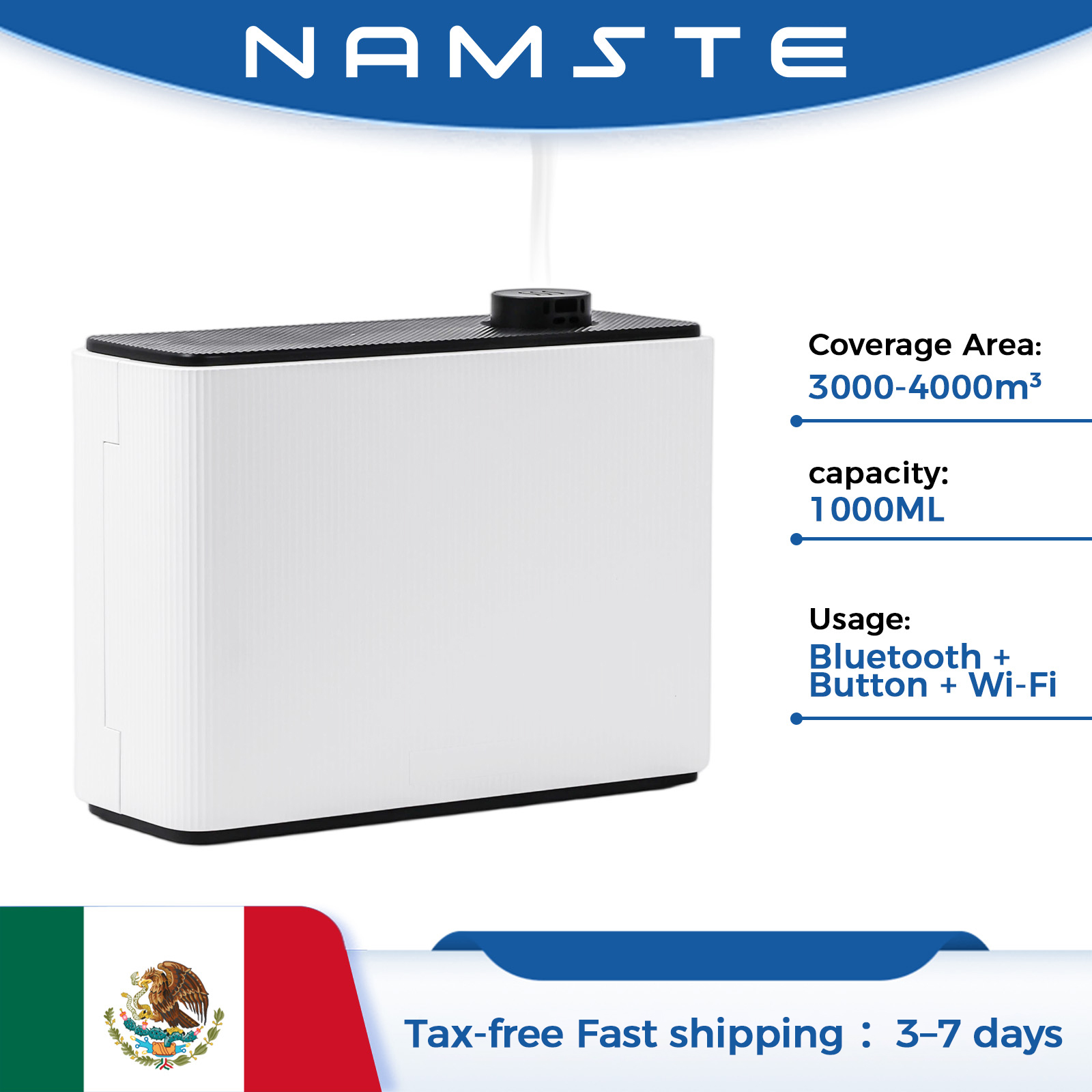 Home Fragrance Diffusers - NAMSTE 1000ML Fragrance Diffuser Smart Scent